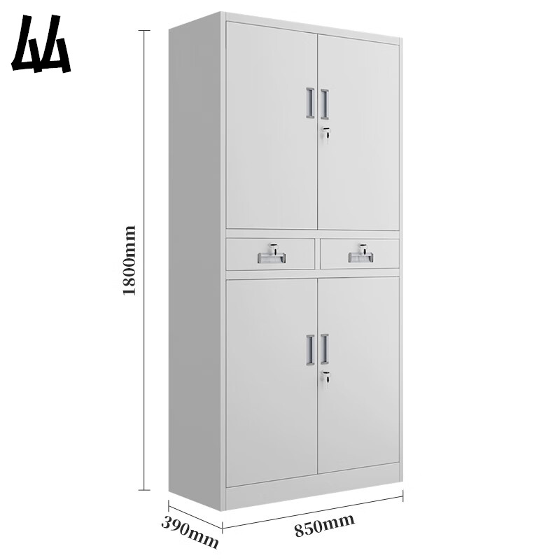 厸档案柜加厚二斗铁台