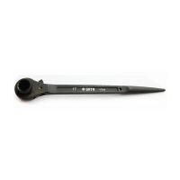 世达(SATA)双口尖尾棘轮扳手 套筒扳手 17x21mm 47310 1个