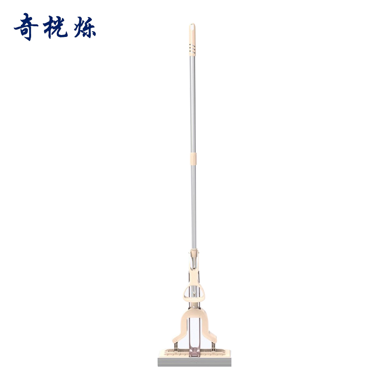奇桄烁胶棉拖把28cm粉色把高清大图