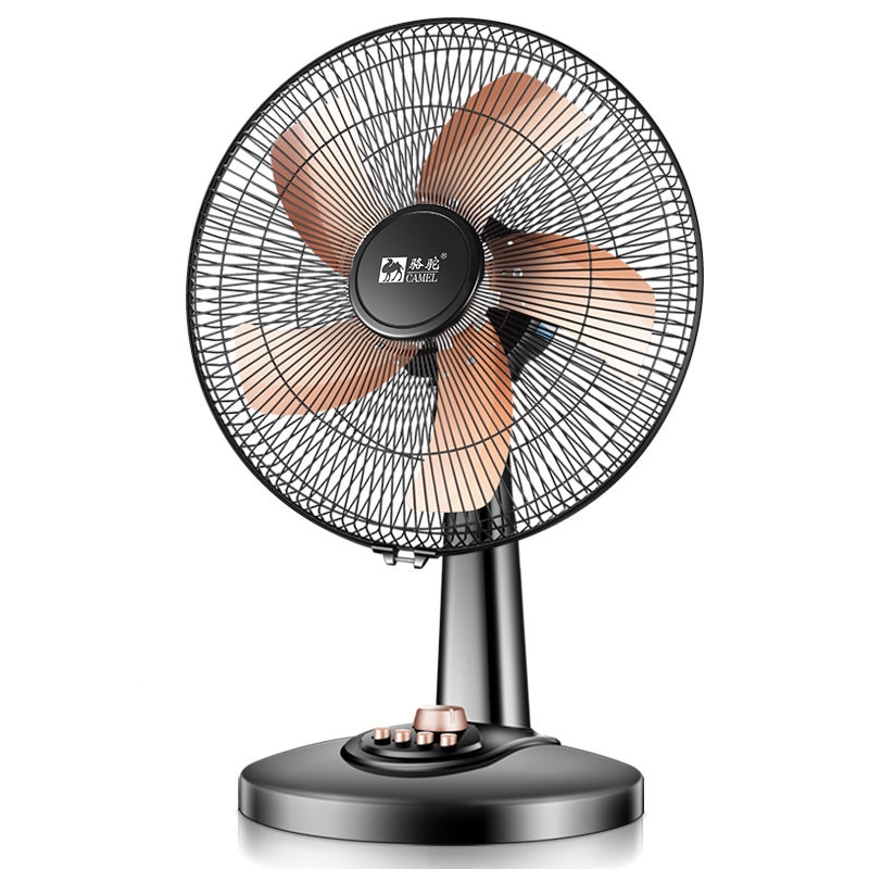 骆驼camel电风扇台式16寸风扇强力家用大风力卧室宿舍摇头小型定时