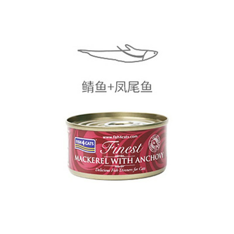 海洋之星宠物零食猫罐头 沙丁鱼贻贝配方70G大块鱼肉宠物罐头猫湿粮宠物零食