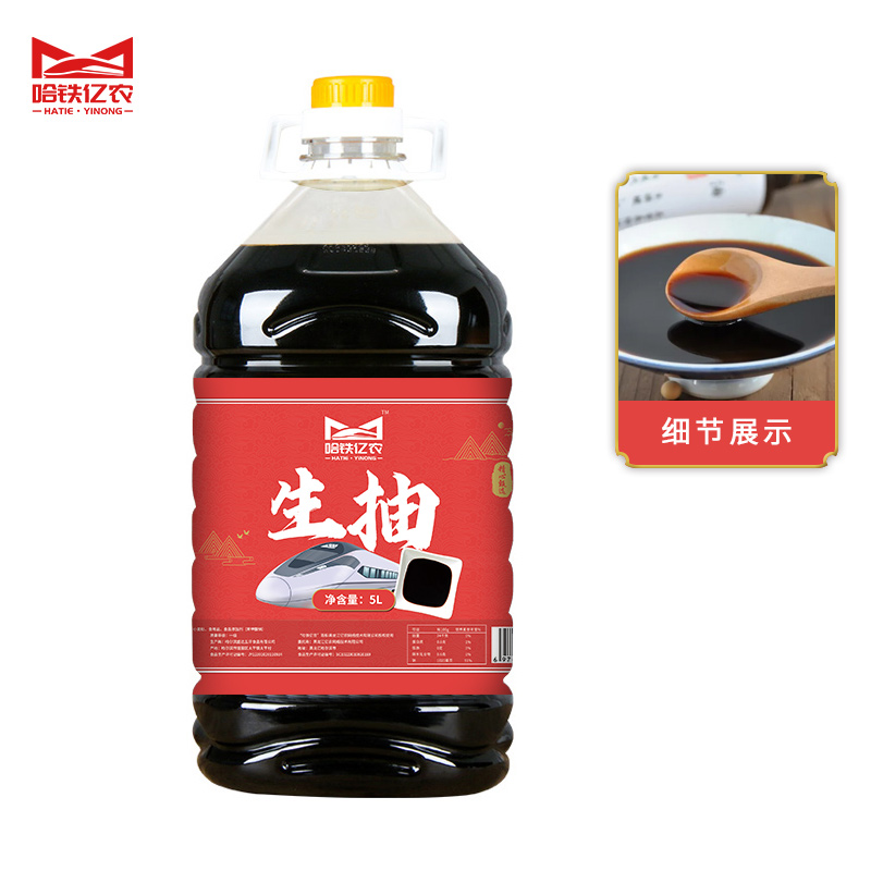 哈铁亿农 生抽5L/桶高清大图