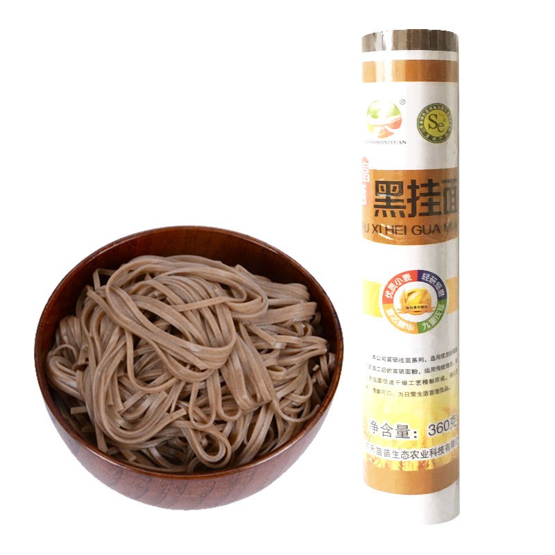 禾苗苗生态农业盛世硒源富硒黑挂面360g