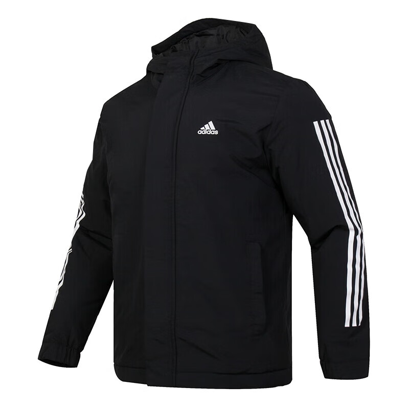 阿迪达斯 (adidas)棉服男装新款棉衣连帽运动服防风保暖外套夹克IX8884 ZP高清大图