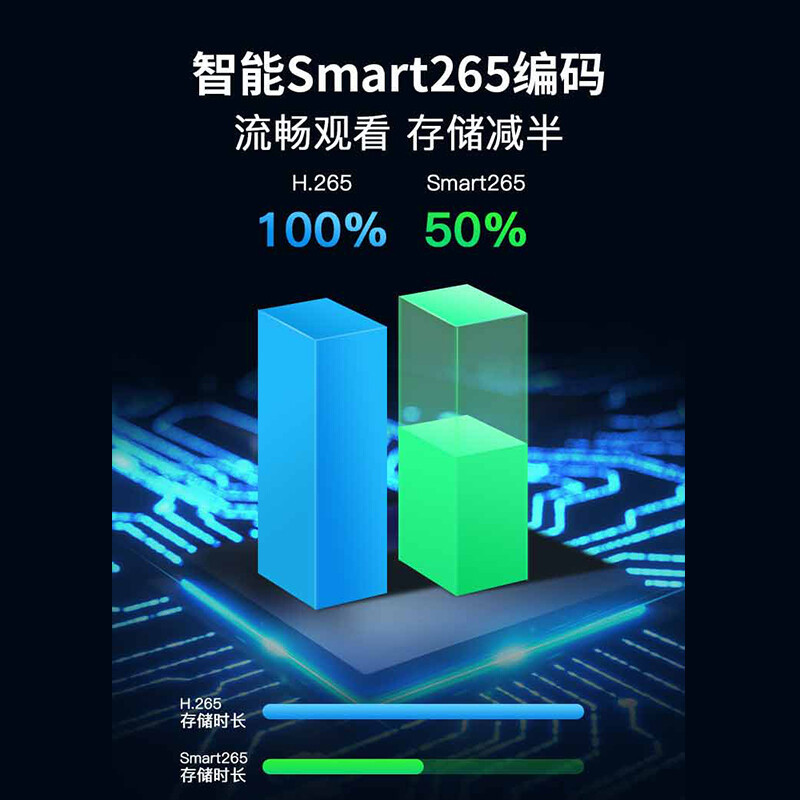 海康威视 8路Z系列智能2盘位录像机+4T硬盘*2 高清安防监控主机