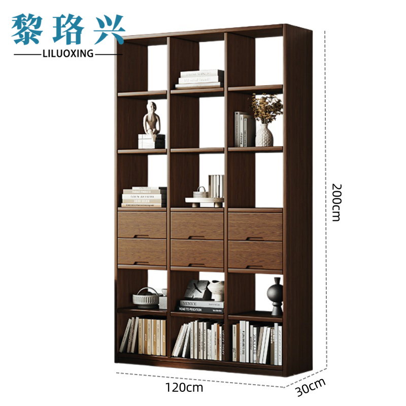 黎珞兴置物架三门120*30*200cm台高清大图