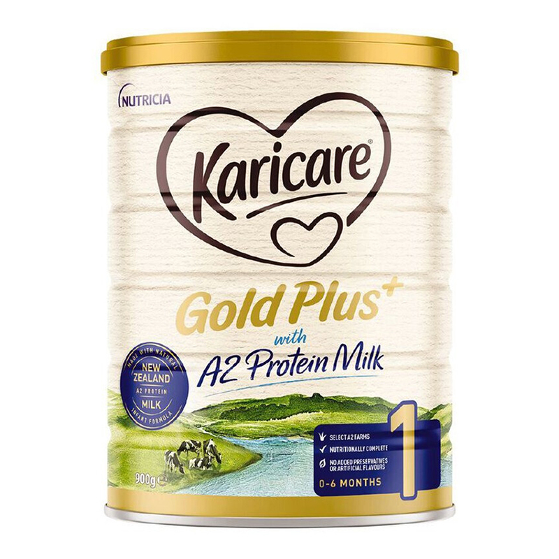 澳洲新西兰可瑞康(karicare)金装A2蛋白宝宝配方牛奶粉1段900g 进口婴幼儿一段奶粉0-6个月 效期24.10