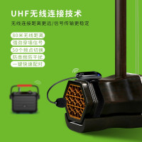 十度(ShiDu) U15 悬挂便捷无线麦克风发射接收拾音器户外二胡演出乐器专用话筒