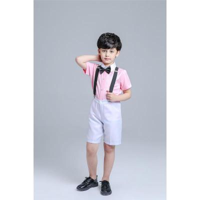 男童背带 粉色 100cm 六一幼儿粉可爱勇气大爆发舞蹈服女童蝴蝶裙儿童蓬蓬公主裙演出服