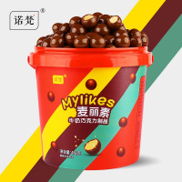 SNWQ诺梵纯可可脂牛奶巧克力口味麦丽素450g