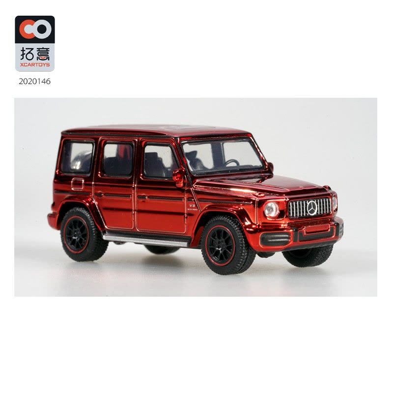 拓意出品合金模型玩具车1\/64越野车小汽车G63 炫红146号图片