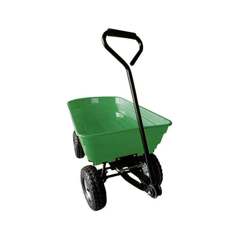 海斯迪克 gnjz-182 四轮搬运手推车 手拉车平板车拖车翻斗车 折叠小