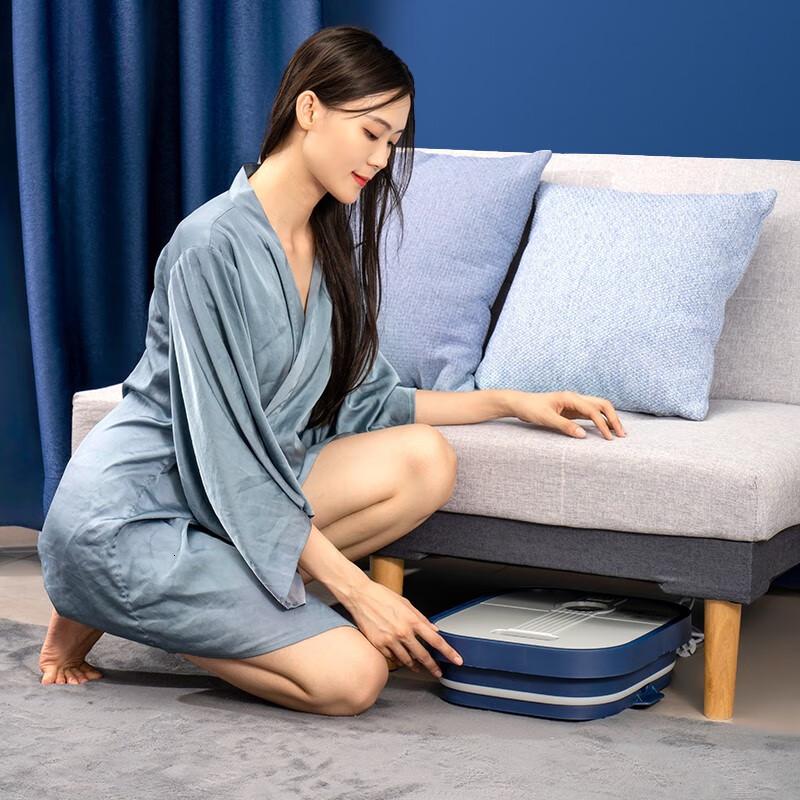 西莱森(cilaisen)折叠泡脚桶脚动按摩足浴盆家用泡脚盆电动足疗加热洗脚盆