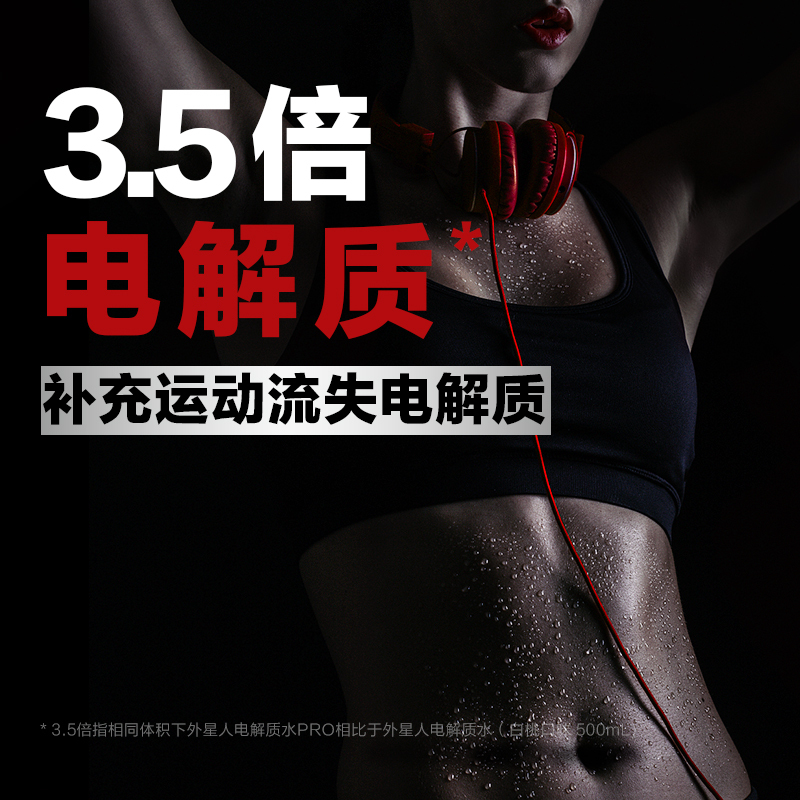 外星人电解质水PRO中高强度专业运动营养食品饮料500mLx15瓶