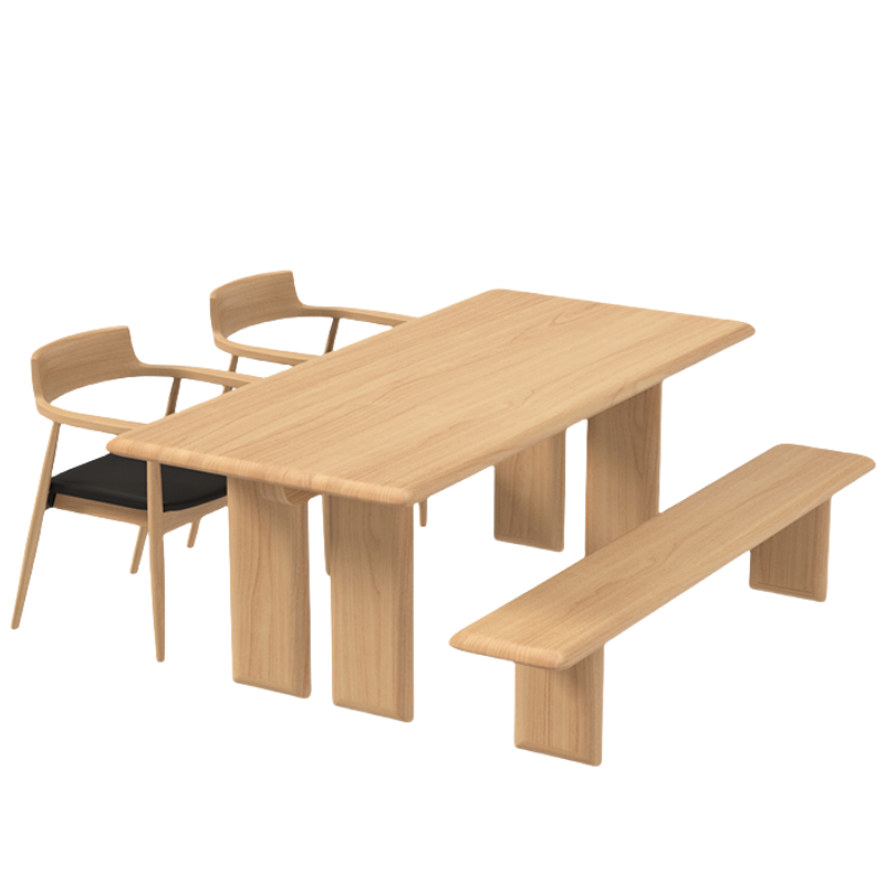 铭 思 达 实 木餐桌高清大图