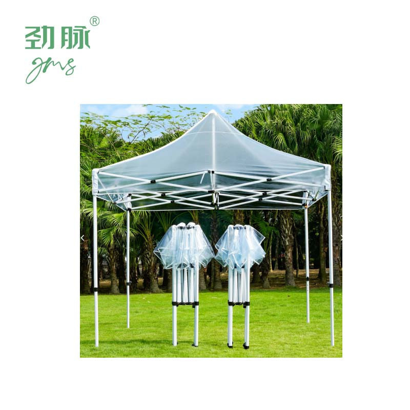 劲脉 全透明帐篷 特厚六棱架3*4.5*2M 顶高清大图