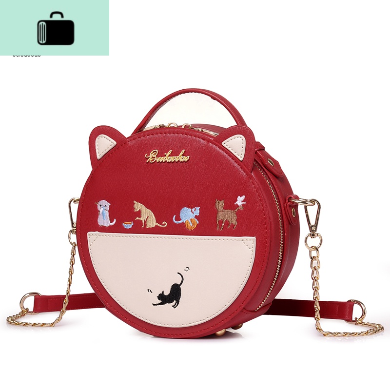 小包包少女2020新款小圆包斜挎包链条迷你女包小清新可爱萌NEWLAKE高清大图