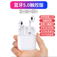 风悦F10 蓝牙耳机双耳入耳式迷你 隐形 无线运动跑步真无线5.0 TWS耳麦苹果安卓手机OPPO 小米耳塞通用 触控版