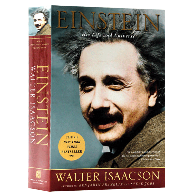 [正版] 爱因斯坦传 英文原版 Einstein His Life and Universe 爱因斯坦传记和相对论 英文