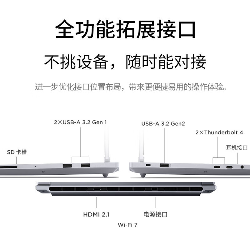 ThinkPad联想高性能游戏创作本ThinkBook 16p 新款英特尔酷睿ULtra7-255HX 16英寸(32G 1T RTX5060 2.5K+240Hz)高清大图