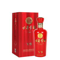 [酒厂自营]古井贡酒 V9 40.6度500ml*4瓶 古井贡牌浓香型白酒