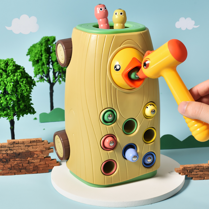 童启萌啄木鸟锤锤乐XQS2020C颜色随机益智