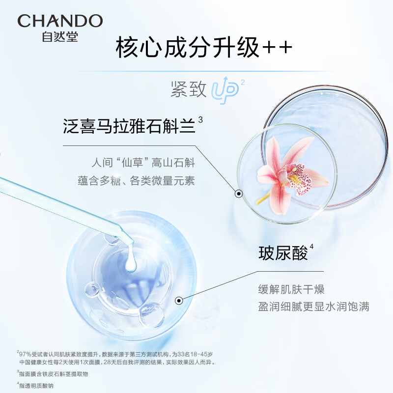 自然堂(CHANDO) 塑颜两步曲面膜(1.5mL+26mL)*5PCS高清大图