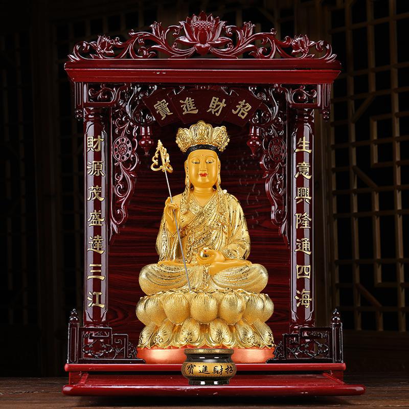 美帮汇地藏菩佛像摆件九华山地藏菩萨禅意客厅家用居家佛堂供奉高清大图