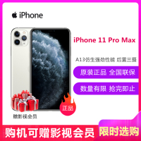 苹果（Apple）iPhone 11 Pro Max 512GB 银色 移动联通电信4G全网通HDR10后置三摄神经网络引擎取景器双卡双待手机