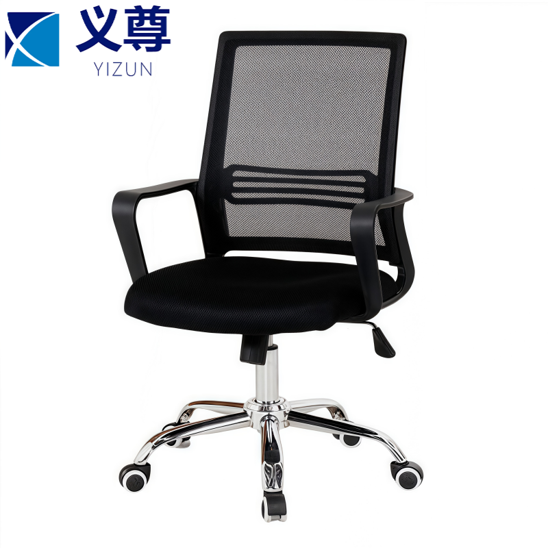 义尊黑色转椅60*60*103cm把高清大图