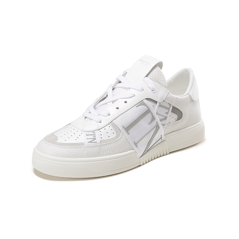 valentino华伦天奴 男士皮革/织物vl7n系带休闲鞋运动鞋板鞋小白鞋 1y