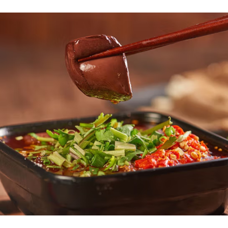 苏宁宜品鸭血435g*1盒毛血旺涮煮火锅麻辣烫食材
