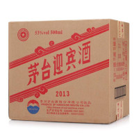 2017年产 53度茅台迎宾酒500mlx6(2013版) 贵州酱香型白酒整箱假一赔十