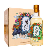 古越龙山绍兴黄酒 越芳华柚子酒 果酒500ml*6瓶礼盒装