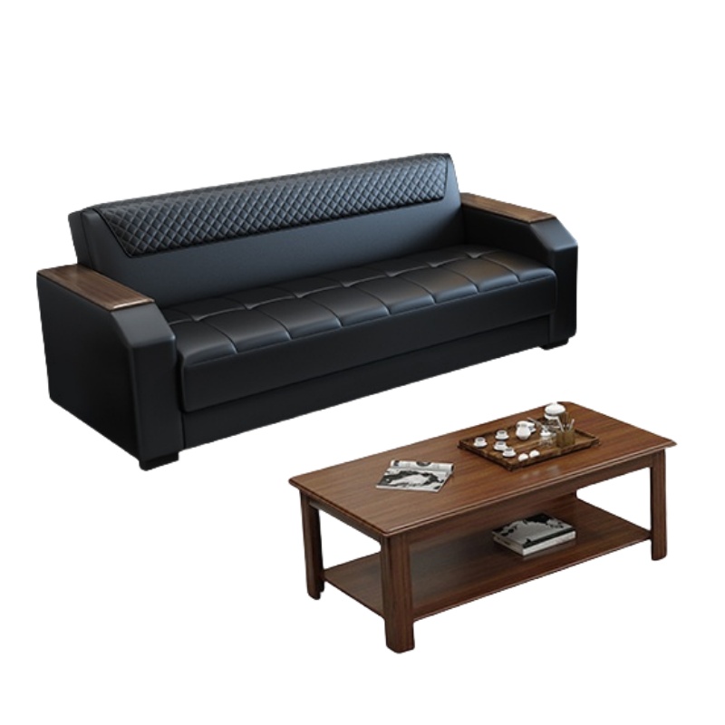 悦兴诚沙发组合185*78*78cm(3+长茶几)套高清大图