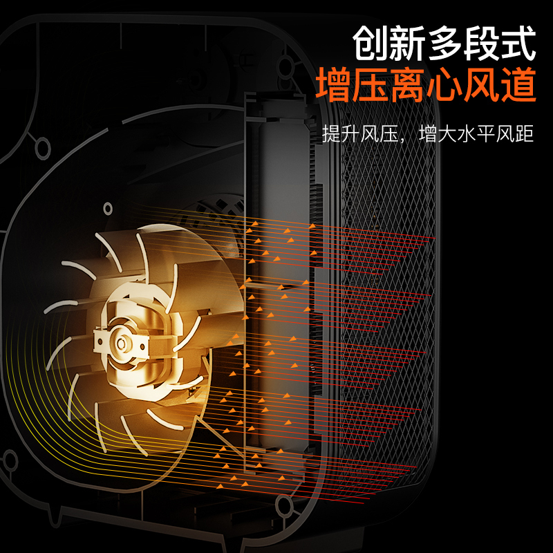 美菱(MELING)取暖器MDN-FH06室内加热器迷你暖风机电暖气小太阳家用节能浴室小型速热风电暖器