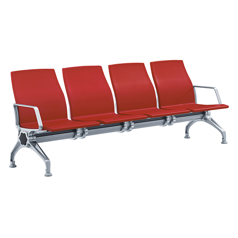 创世人 办公家具四人位连排椅机场椅银行医院等候椅公共座联排长椅子