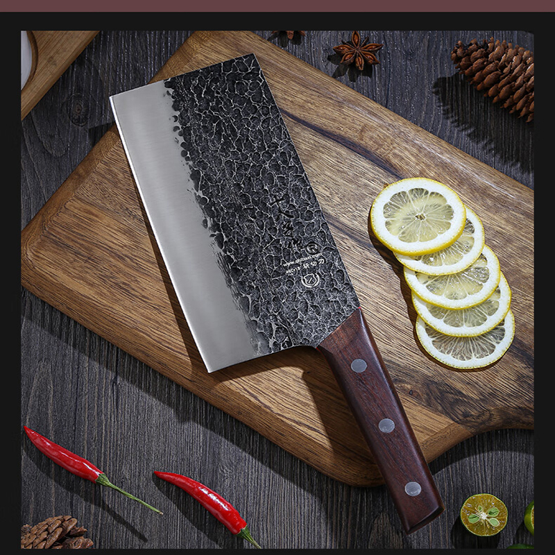 十八子作 紫檀木菜刀本源2号桑刀 S339-S2高清大图