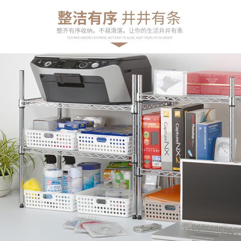 茶花(CHAHUA)圆点收纳筐 桌面收纳篮厨房储物篮 滤水篮水果篮洗菜篮-XL 4个装高清大图