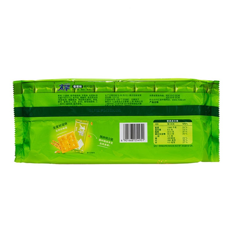 太平 梳打饼干（香葱口味）300g/袋（12包）
