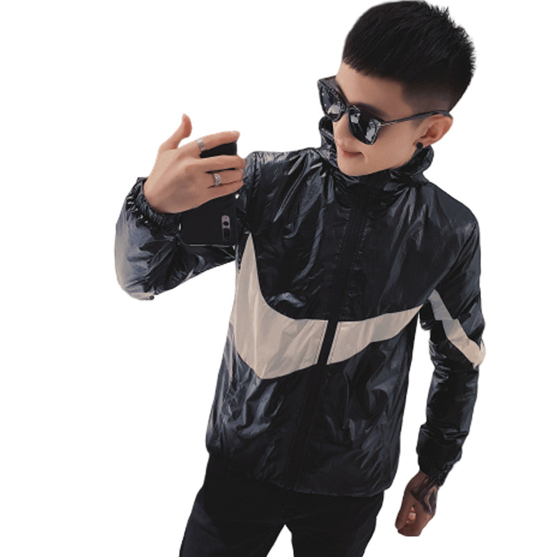 yuansu冬装男韩版潮流冬季精神小伙外套男机能夹克网红潮牌连帽棉衣服