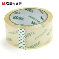 晨光文具 封箱胶带 AJD97338 透明封箱胶带48mm*60y 高粘封口胶布 单卷