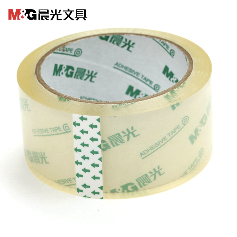 晨光文具 封箱胶带 AJD97338 透明封箱胶带48mm*60y 高粘封口胶布 单卷