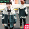 spreeze 儿童装男童秋装外套2019新款秋冬季男孩中大童夹棉加厚风衣韩版潮