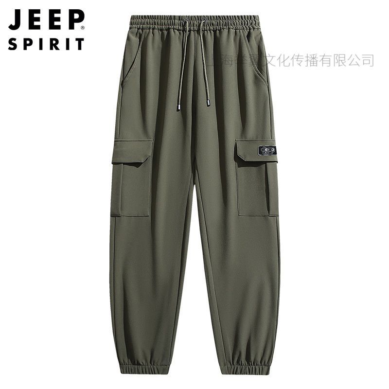 JEEP spirit吉普休闲裤冬季多口袋束脚运动百搭长裤子
