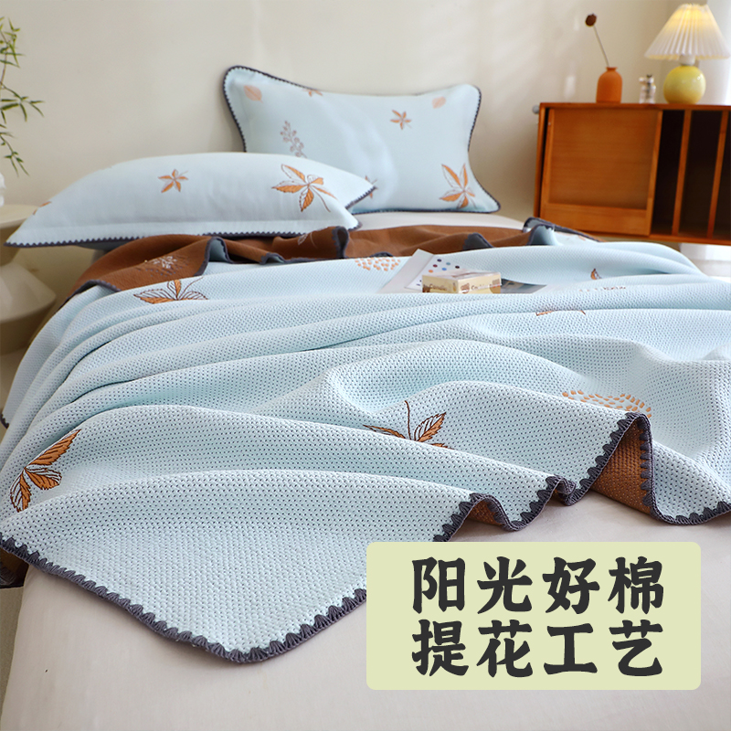 安琪尔臻品眠毯毛巾被200*230cm条高清大图