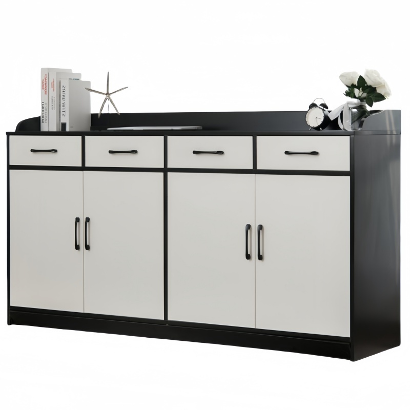 攸形木质茶水柜160*40*90cm台高清大图