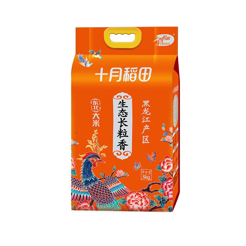 十月稻田 凤凰系列 生态长粒香米 5kg高清大图