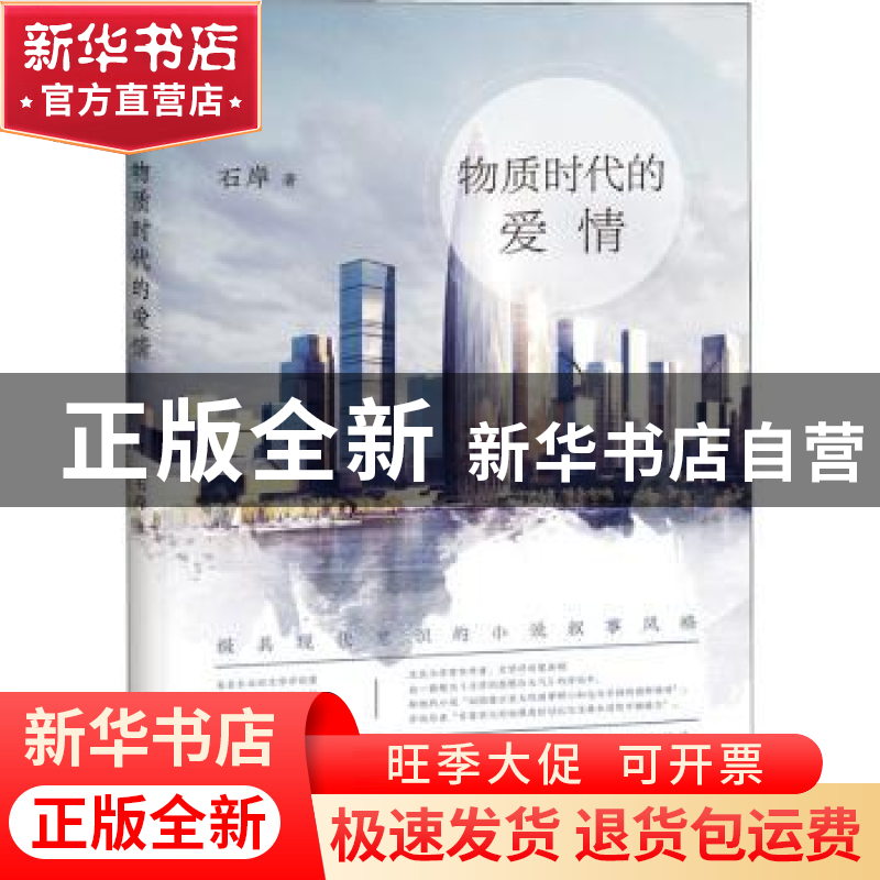 正版 物质时代的爱情 石岸 著 天津人民出版社 9787201132259 书高清大图