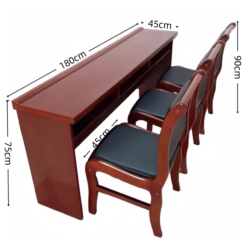 鑫木樽学习桌椅1.8m套高清大图